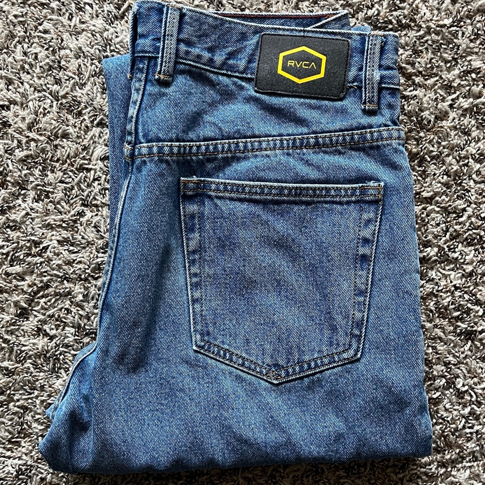 New RVCA Straight Fit Denim 32x30